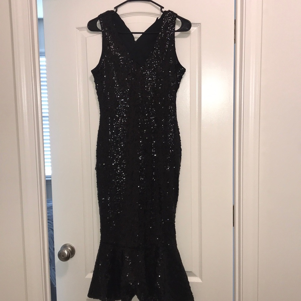 Sequin Midi Dress